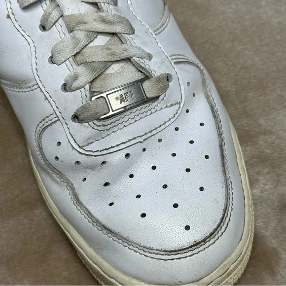 Nike Air Force 1 Low '07 AF1 White Size 8.5 - Picture 10 of 13